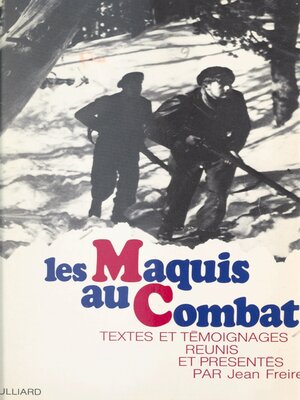 cover image of Les maquis au combat